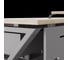 Стол компьютерный Kobor KW-120/60 aluminum/natural 251522 5