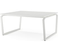 Стол офисный Kobor TB/2-180/140 white/premium 218229