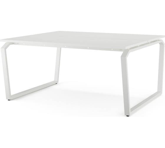 Стол офисный Kobor TB/2-180/140 white/premium 218229