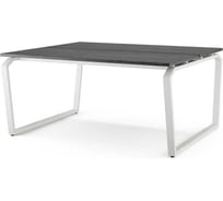 Стол офисный Kobor TB/2-180/160 white/wood 218278
