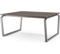 Стол офисный Kobor TB/2-180/140 aluminum/charlston 218209