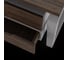 Стол офисный Kobor TB/2-180/160 aluminum/charlston 218216 5