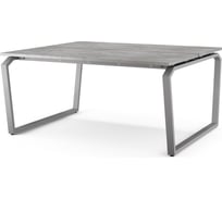 Стол офисный Kobor TB/2-160/160 aluminum/chicago 218152
