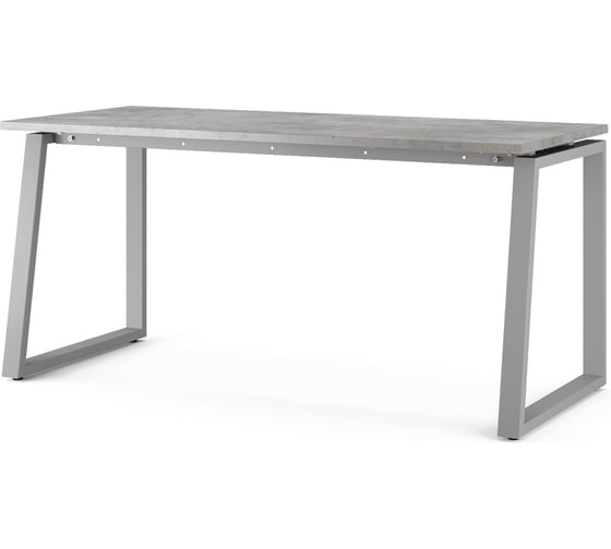 Стол офисный Kobor TS1-160/80 aluminum/chicago 215240