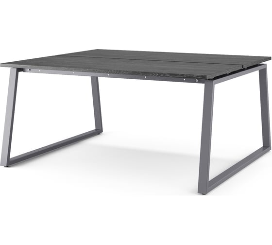 Стол офисный Kobor TR/2-160/160 graphite/wood 217237