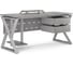 Стол компьютерный Kobor KW-180/70 aluminum/chicago 251490 3