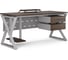 Стол компьютерный Kobor KW-160/80 aluminum/charlston 251559 3
