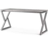 Стол компьютерный Kobor KW-160/80 aluminum/chicago 251496