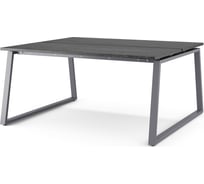 Стол офисный Kobor TR/2-180/160 graphite/wood 217238