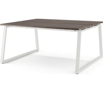 Стол офисный Kobor TR/2-180/160 white/charlston 217488