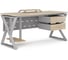 Стол компьютерный Kobor KW-140/70 aluminum/natural 251530 3