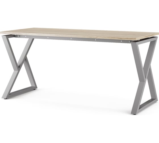 Стол компьютерный Kobor KW-160/60 aluminum/natural 251524