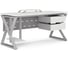 Стол компьютерный Kobor KW-140/70 aluminum/premium 251467 3