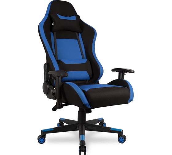 Кресло College BX-3760 Black/Blue 1