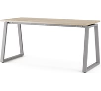 Стол офисный Kobor TR-160/60 aluminum/natural 214020