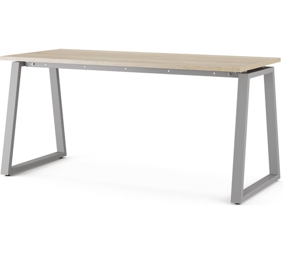 Стол офисный Kobor TR-160/60 aluminum/natural 214020