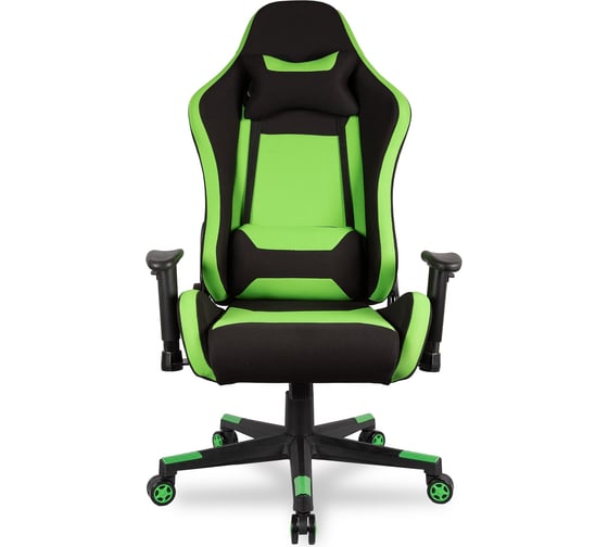 Кресло College BX-3760 Black/Green