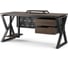 Стол компьютерный Kobor KW-140/70 black/charlston 251343 2