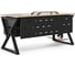 Стол компьютерный Kobor KW-140/70 black/natural 251322 3