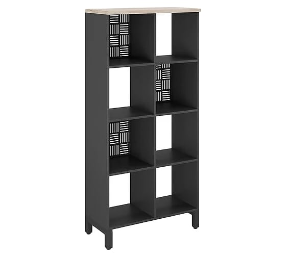 Стеллажная система Kobor SQ-4X2 black/natural 220419