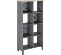 Стеллажная система Kobor SQ-4X2 graphite/natural 220422