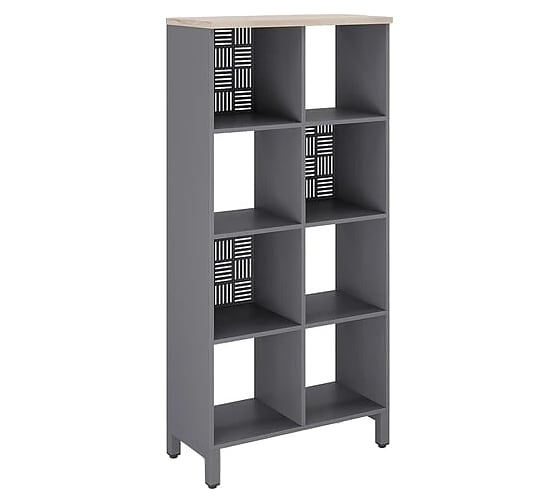Стеллажная система Kobor SQ-4X2 graphite/natural 220422