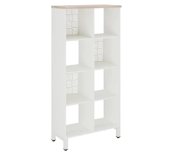 Стеллажная система Kobor SQ-4X2 white/natural 220428