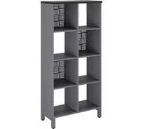 Стеллажная система Kobor SQ-4X2 graphite/wood 221526