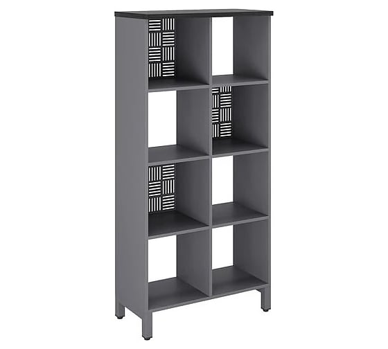 Стеллажная система Kobor SQ-4X2 graphite/wood 221526
