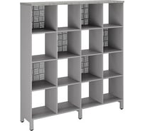 Стеллажная система Kobor SQ-4X4 aluminum/chicago 221535