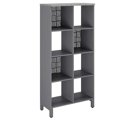 Стеллажная система Kobor SQ-4X2 graphite/chicago 221525