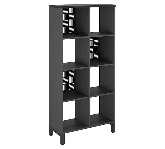 Стеллажная система Kobor SQ-4X2 black/wood 221524