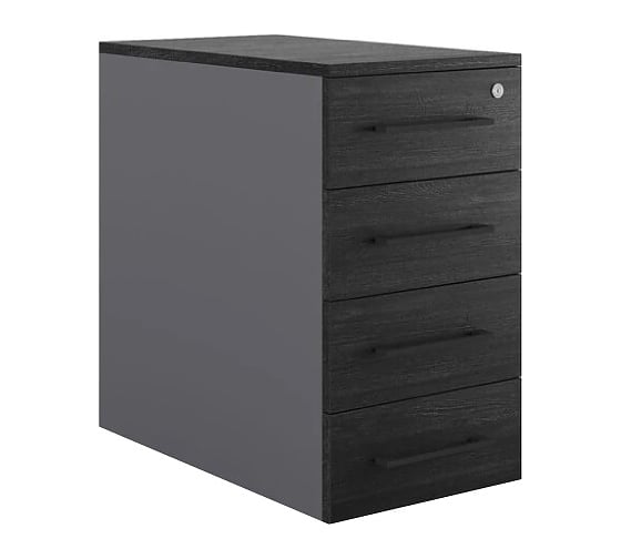 Тумба приставная Kobor TS4-40/50 graphite/wood 221669