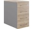 Тумба приставная Kobor TS4-40/60 aluminum/natural 220631 1