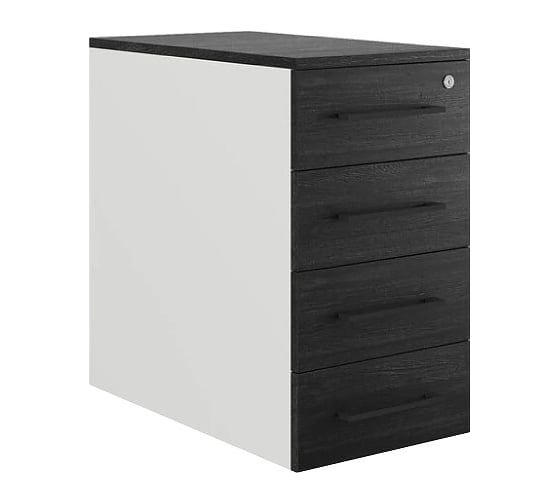 Тумба приставная Kobor TS4-40/60 white/wood 221708