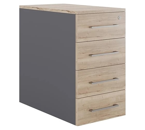 Тумба приставная Kobor TS4-40/60 graphite/natural 220607