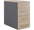Тумба приставная Kobor TS4-40/60 graphite/natural 220607 1