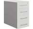 Тумба приставная Kobor TS4-40/80 aluminum/premium 220625 1