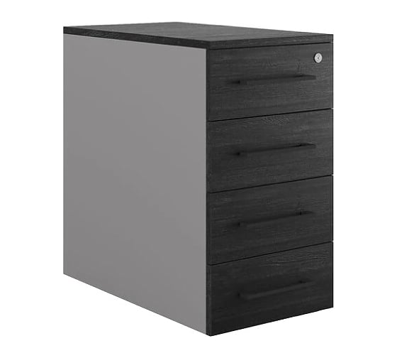 Тумба приставная Kobor TS4-40/80 aluminum/wood 221691