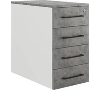 Тумба приставная Kobor TS4-40/80 white/chicago 221700