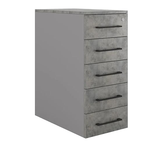 Тумба приставная Kobor TS5-40/70 aluminum/chicago 221756