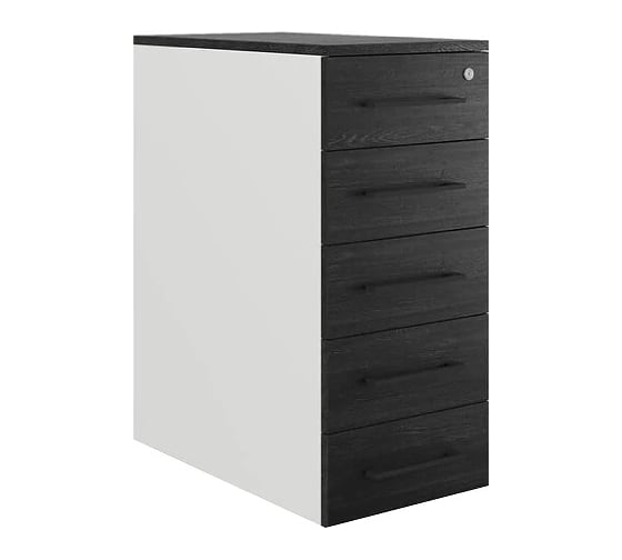 Тумба приставная Kobor TS5-40/80 white/wood 221786