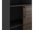 Шкаф открытый Kobor HK/2/1-120/60/M black/charlston 220877 3