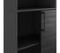 Шкаф открытый Kobor HK/2/1-120/60/M black/wood 221856 3
