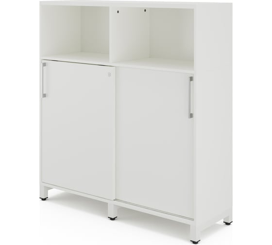 Шкаф открытый Kobor HK/2/1-120/60/M white/premium 220976