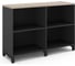 Шкаф открытый Kobor HO/2-120/60/M black/natural 220770 1