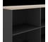 Шкаф открытый Kobor HO/2-120/60/M black/natural 220770 3