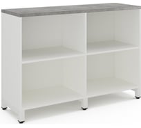 Шкаф открытый Kobor HO/2-120/60/M white/chicago 221838
