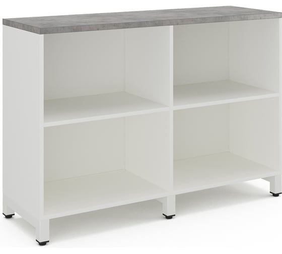 Шкаф открытый Kobor HO/2-120/60/M white/chicago 221838