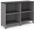 Шкаф открытый Kobor HO/2-120/60/M aluminum/wood 221826 1